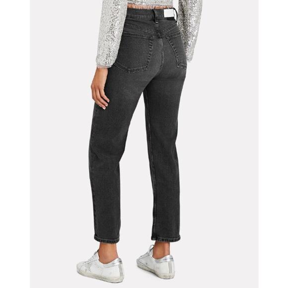RE/DONE 70s High-Rise Stove Pipe Jeans size 23 - Picture 2 of 8
